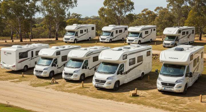 5.un camping car chez un particulier ou un concessionnaire